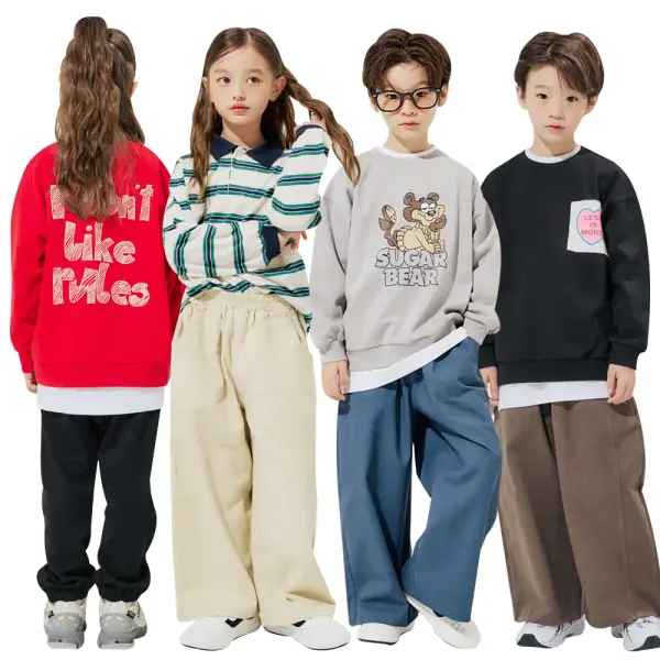 바브키즈 오리 상하복