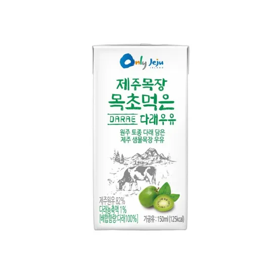 제주목장 목초먹은 다래우유 150ml 24팩