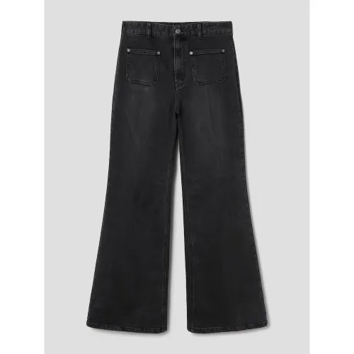 에잇세컨즈 아웃포켓기모데님 부츠컷 블랙 64 67 76사이즈