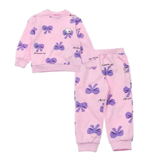 프랜치캣 PK 리본나염 상하세트