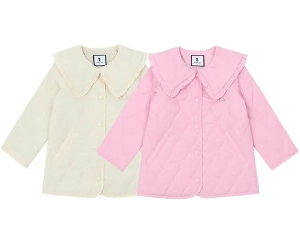 프렌치캣 빅카라 퀼팅 자켓