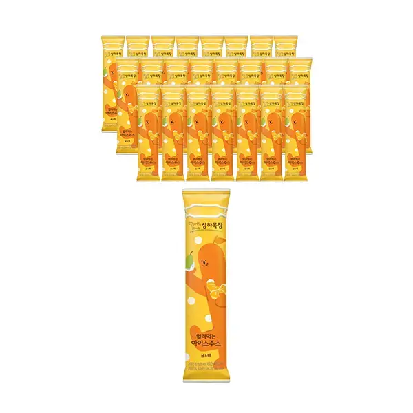 상하목장 얼려먹는 아이스주스 귤배 85ml 24입 1개