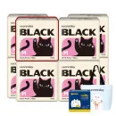 시크릿데이 블랙 생리대 중형 대형 7+1팩