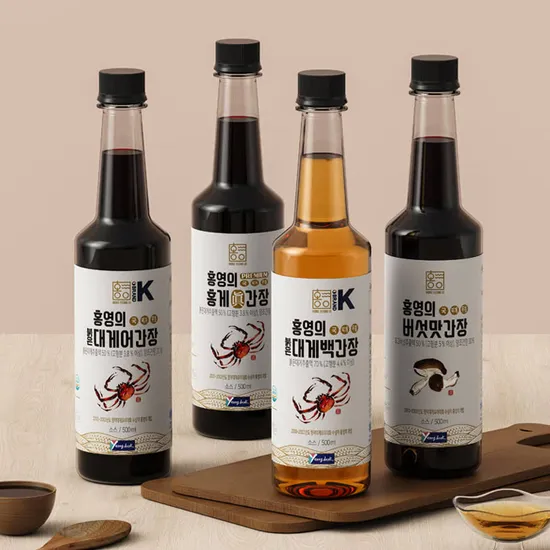 홍영의 붉은대게 백간장 500g 2개