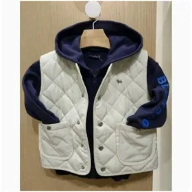 블루독 면100 에센셜 후드집업점퍼