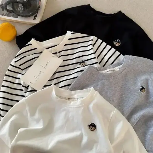 남여아 공용 등원복 라운드쪽티 2장