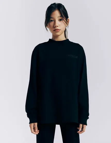 키즈 기모 반목 긴팔티