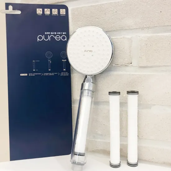 퓨레아 샤워기 헤드1개 필터3개