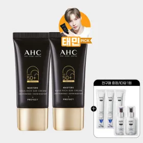 AHC 마스터즈 아쿠아리치 선크림 듀오세트