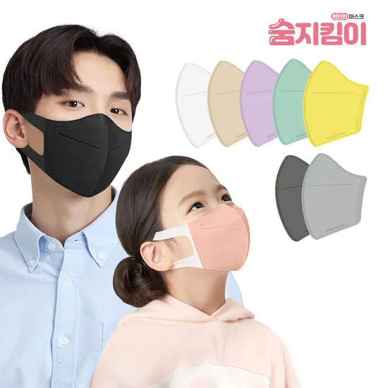 숨지킴이 마스크 성인용 100매 블랙 8,840원