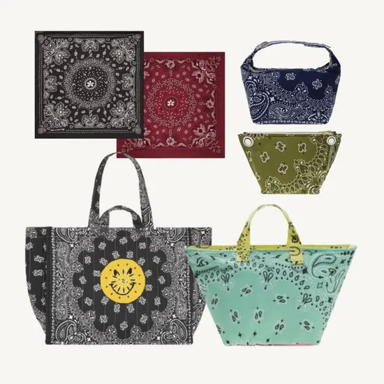 콜잇바이유어네임 페이즐리 버킷백