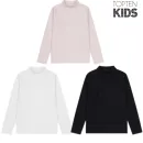 탑텐키즈 여아 베이직 모크넥 긴팔티