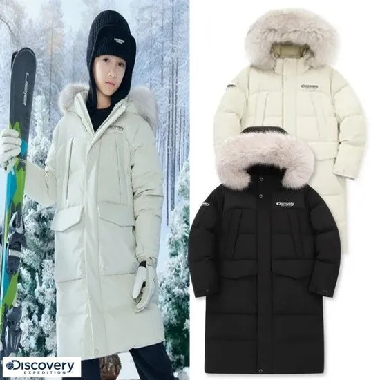 디스커버리키즈 구스다운 롱패딩