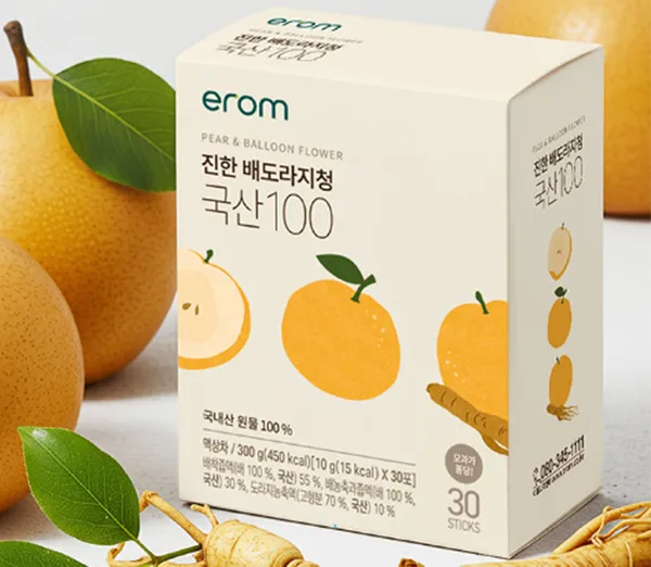 진한 배도라지청 국산 100포