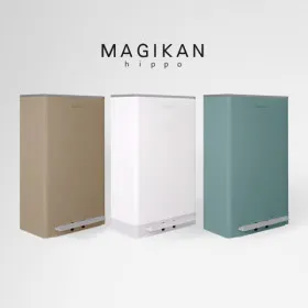 매직캔 히포 냄새차단 쓰레기통 21L