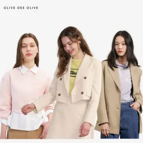 올리브데올리브 여성 가을 집업 점퍼 YW3AM544