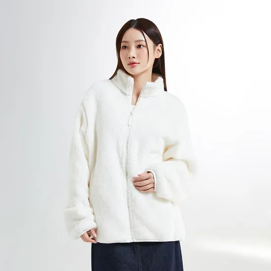 스파오 퍼플리스 집업