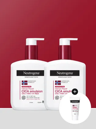 뉴트로지나 인텐스 리페어 시카 에멀젼 310ml 2개+15ml 증정 22,990원