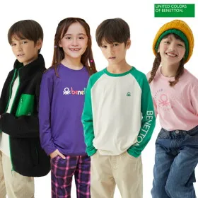 베네통 키즈 긴팔티셔츠