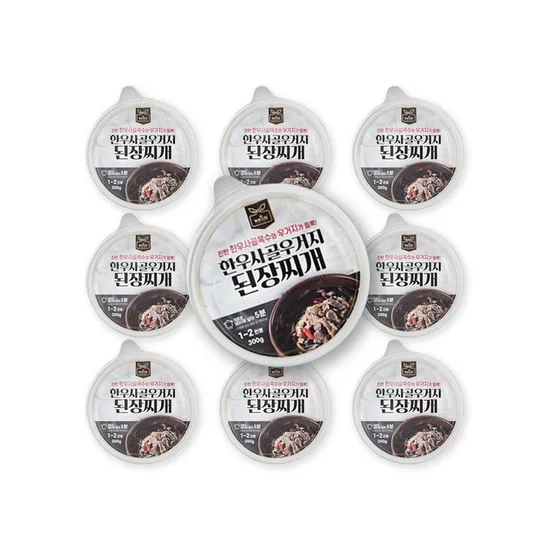 한우사골우거지 된장찌개 밀키트 300g 10개