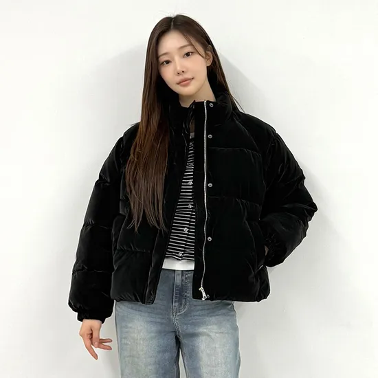 행텐 퀼팅 점퍼