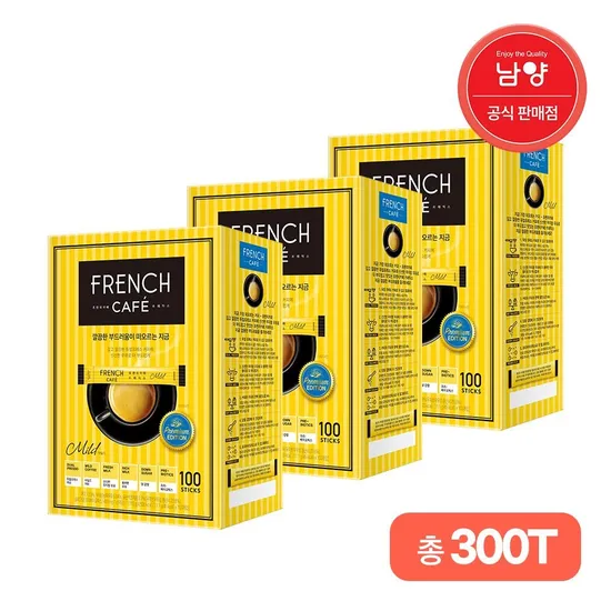 프렌치카페 커피믹스 100T 3개