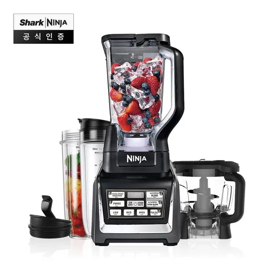 닌자 Auto-IQ 초고속 블렌더 믹서기 푸드프로세서