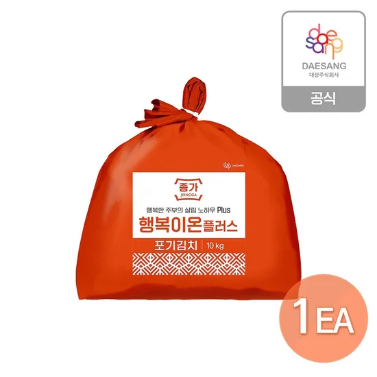 행복이온 플러스 포기김치 10kg