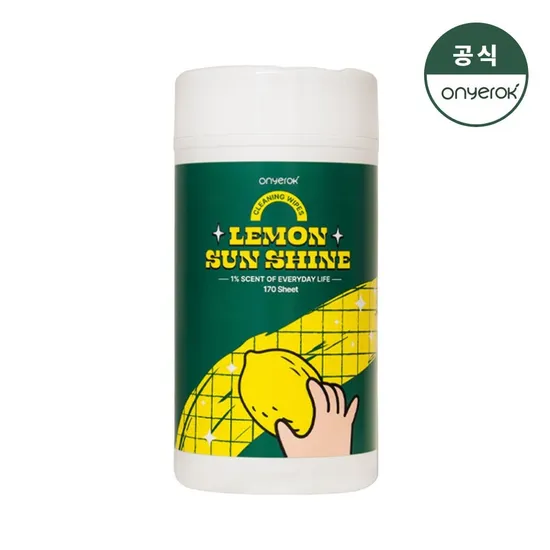 온예록 올인원 청소 세정 롤티슈 170매 1개