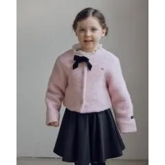 로아앤제인 퀼팅 핑크 퐁퐁 자켓