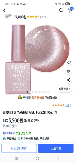 프롬더네일 자석젤 1개