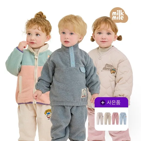 밀크마일 점퍼 베스트 상하복 원피스 티셔츠 레깅스 팬츠