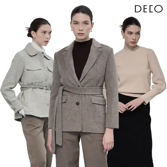 데코 울 캐시미어 테일러드 자켓