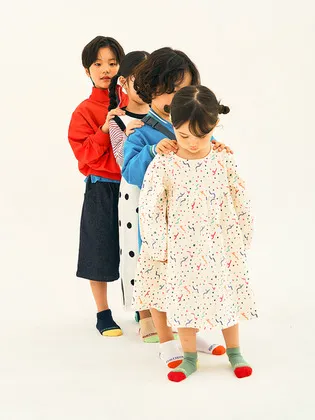 아웃도어프로덕츠 키즈 스니커즈 양말 5족세트