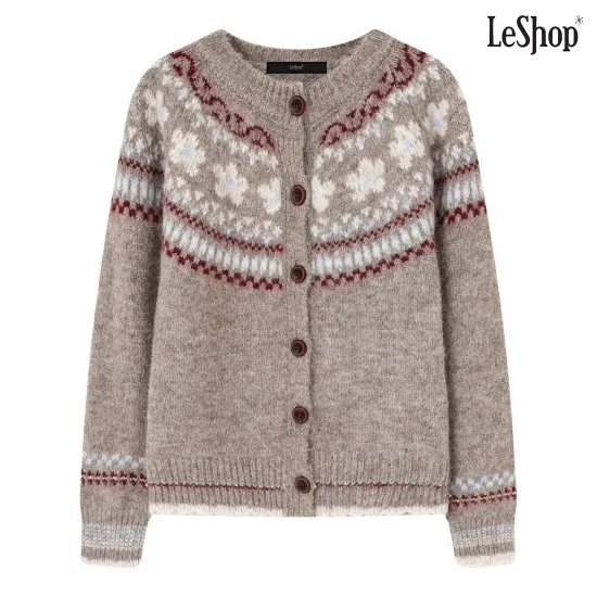 플라워 나그랑 데일리 니트 가디건