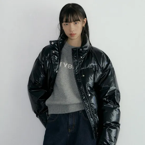 시티브리즈 에센셜 시티 크롭 패딩 점퍼