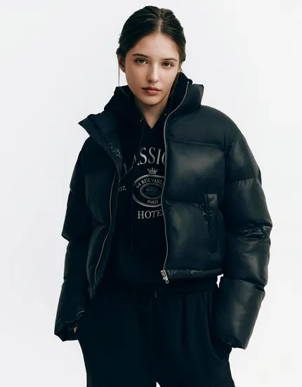 지오다노 여자 패딩푸파