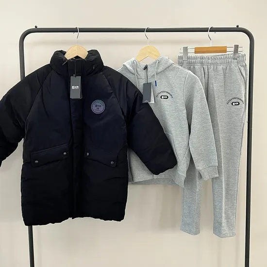 더에르고 EXR 롱패딩 트레이닝세트