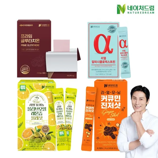 리얼 유기농 올리브오일 레몬즙 올레샷 20ml 14포 2박스