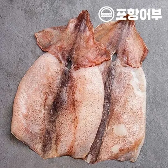 몸통 반건조 오징어 1kg 20미내외