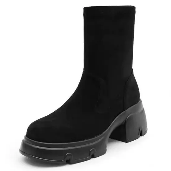 스타카토 여성미들부츠