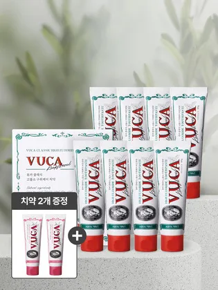 뷰카 클래식 고불소 구취케어 치약 10개