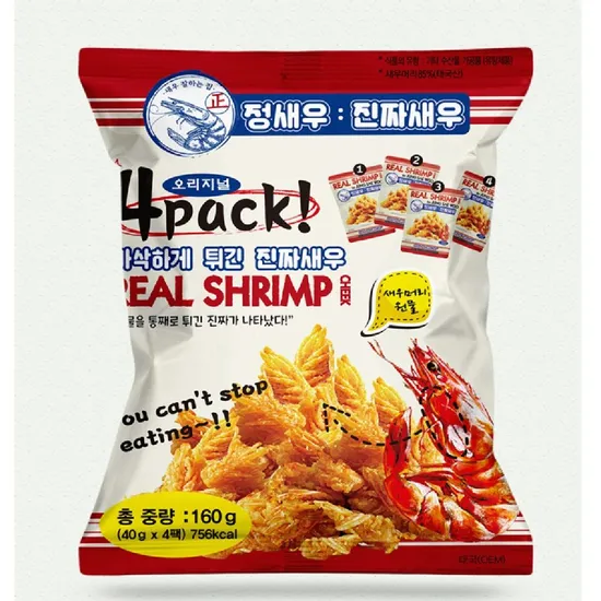 정새우 오리지널 40g 4봉