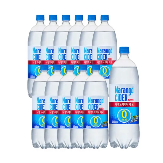 나랑드사이다 제로 1.5L 12개