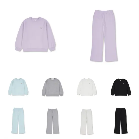 폴햄 아동용 기모 맨투맨 트레이닝 바지 2장