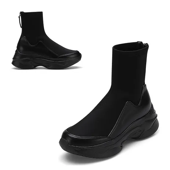 엠미소페 소가죽 앵클부츠 7CM