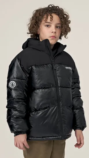 볼컴키즈 하프 푸퍼 패딩 D5W009