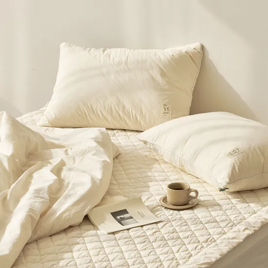 오가닉 양모 순면 이불 패드 베개커버 침구세트