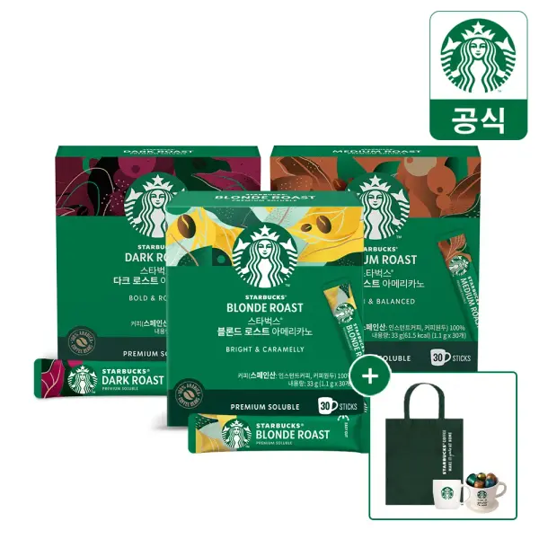 스타벅스 파우더 커피 아메리카노 30개