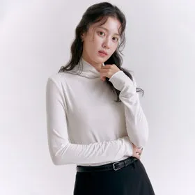 로엠 목폴라티셔츠